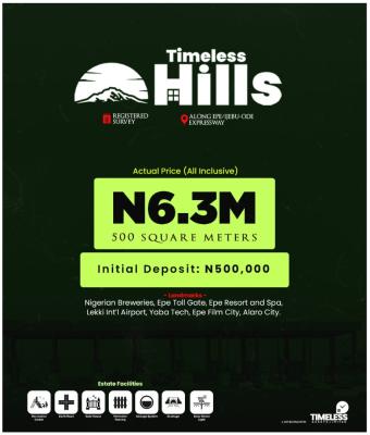 Land, Timeless Hill Estate Epe/ijebu- Ode Express Way, Epe, Lagos, Mixed-use Land for Sale