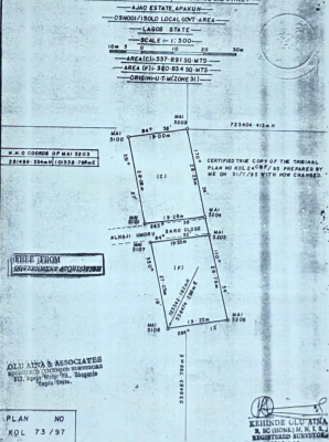 Land Measuring 3000sqm Is Available for Jv in Ajao Estate, Oshodi, Lag, Ajao Estate, Oshodi-isolo, Lagos, Isolo, Lagos, Residential Land Joint Venture