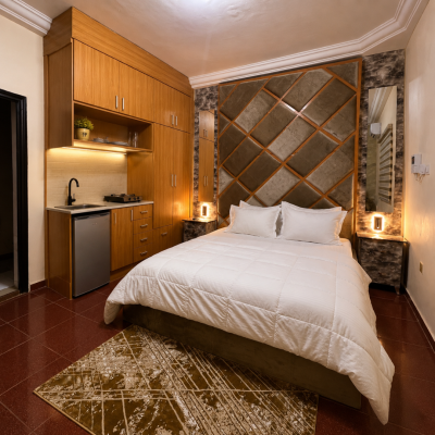 Studio Room Furnished & Serviced, House 921, 4th Avenue Opposite Hmedix, Gwarinpa, Abuja, Flat / Apartment for Rent
