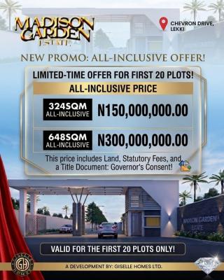 Madison Garden Estate, Chevron Drive, Lekki, Lagos, Residential Land for Sale
