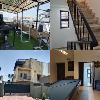 Luxurious 5-bedroom Detached Duplex with Study, Family Lounge & Bq, Ochacho Homes Estate, After Nizamye Hospital, Idu Industrial, Abuja, Semi-detached Duplex for Sale