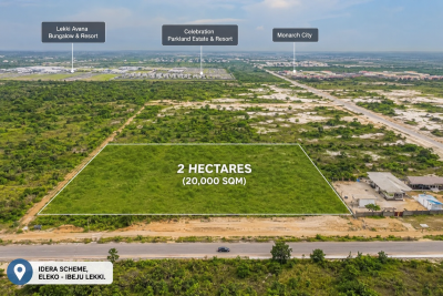 2 Hectares (20,000 Sqm) at Idera Scheme, Eleko, Ibeju Lekki, Lagos, Mixed-use Land for Sale