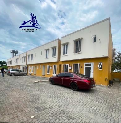 3 Bedroom Terrace Duplex Comes with 2 Fitted a.c & Inverter + Bq, Secure Estate at Addo Road, Ajah, Lagos, Terraced Duplex for Rent