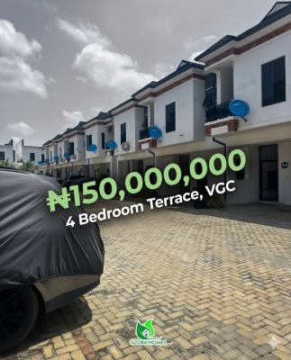 4 Bedroom Terrace Duplex, Harris Drive, Vgc, Lekki, Lagos, Terraced Duplex for Sale