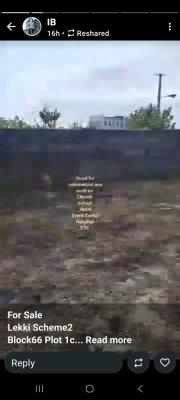 a Plot of Land Lekki Scheme 2, Opposite Laura Stevens  School  Lekki Scheme 2 Lagos, Lekki Phase 2, Lekki, Lagos, Mixed-use Land for Sale