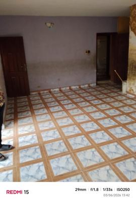 a Clean 3 Bedroom Flat. Ground Floor, Back Flat + Tile, Ajayi Road, Ogba, Ikeja, Lagos, House for Rent