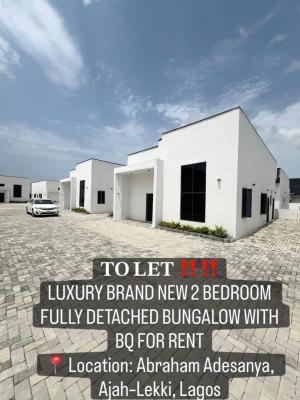 Luxury Brand New 2 Bedroom Fully Detached Bungalow with Bq, Ajah, Lagos, Detached Bungalow for Rent