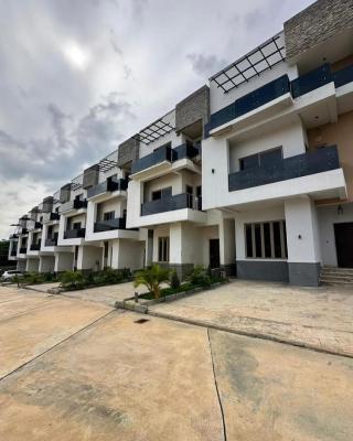 Newly Built 4 Bedroom Terrace Duplex with Bq, Dakibiyu, Jabi, Abuja, Terraced Duplex for Rent