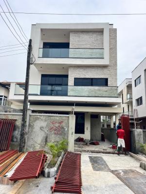 Modern 5 Bedroom Detached with Cinema/gym, Bq in a Family Friendly, Lekki Phase 1, Lekki, Lagos, Terraced Duplex for Sale
