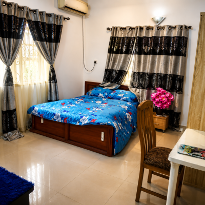 Promo : a Nice Furnished Single Room — Behind Kilimanjaro, Abraham Adasanya, Ajiwe, Ajah, Lagos