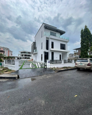 5 Bedroom Detached Smart Home with Bq, Osapa, Lekki, Lagos, Detached Duplex for Sale