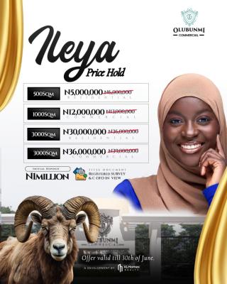 Enjoy Ileya Discount : a Perfect Land for Residential & Commercial Use, Olubunmi Commercial, Epe, Lagos, Mixed-use Land for Sale