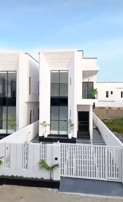 5 Bedroom Fully Detached Duplex and a Boys Quarter Very Spacious Rooms, Lekki Palm City, Ajah( Captains Court Estate, Ajah, Lagos, Detached Duplex for Sale