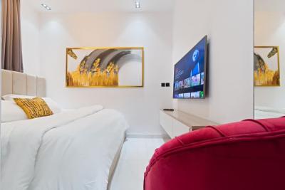 Nice Monthly Studio Apartment, Chevron, Lekki Phase 2, Lekki, Lagos, Flat / Apartment Short Let