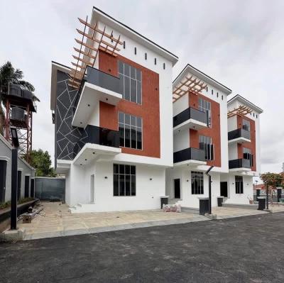 Brand New 4 Bedroom Spacious Terrace Duplex,fitted Kitchen,ac, Solar, Serene Neighborhood, Utako, Abuja, Terraced Duplex for Sale