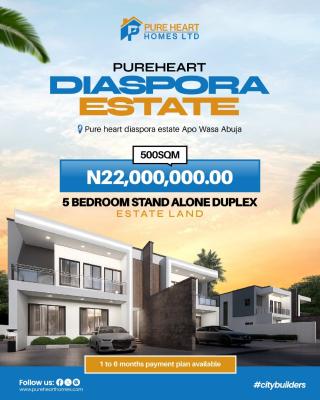 Fully Tarred Estate Plots, Wasa, Apo, Abuja, Residential Land for Sale