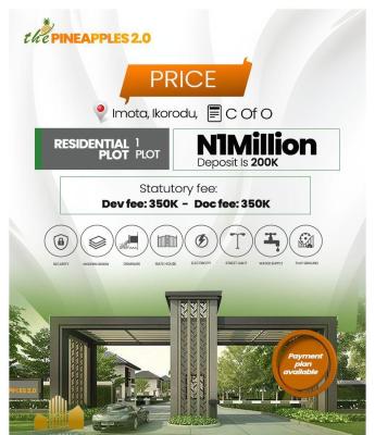 Be a Land Owner with Just 200k, Pineapple Estate, Imota, Ikorodu, Lagos, Mixed-use Land for Sale
