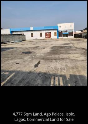 4,777 Sqm Land on Ago Palace Road,, Ago Palace, Isolo, Lagos, Land for Sale