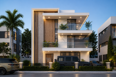 Exquisite 6bedrooms Maisonette with Bq on 600sqm, Solar City Estate, Apo Mechanic, Apo, Abuja, Mixed-use Land for Sale