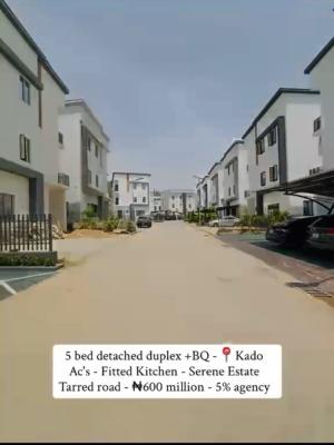 5 Bedroom Detached Duplex + Bq, Kado, Abuja, Detached Duplex for Sale