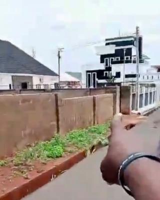 Strategic Located 1000sqm Fenced and Gated with a Bungalow, W T C Estate, Ogudu Road, Independence Layout, Enugu, Enugu, Land for Sale
