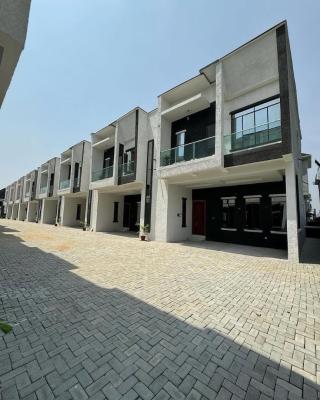 Fully Serviced 4 Bedroom Terrace Duplex, Ikota Villa, Lekki, Ikota, Lekki, Lagos, Terraced Duplex for Rent