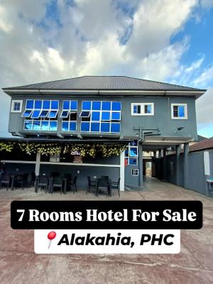 Furnished 7 Rooms Hotel with Outdoor Bars & Vip Lounge, Alakahia, Port Harcourt., Port Harcourt, Rivers, Hotel / Guest House for Sale