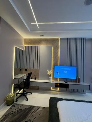 Luxury 1 Bedroom Apartment with Ps5, Private Cinema, 2 Balconies & Was, Lekki Phase 1, Lekki, Lagos, Flat / Apartment Short Let