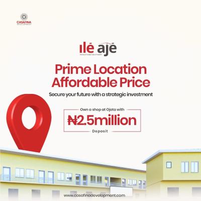 Newly Built 11sqm Shop Space, Behind Mrs Filling Station, Ojota, Lagos, Shop for Sale