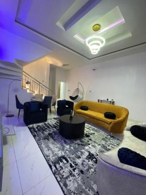 Fully Furnished 4bedroom Semi Detached Duplex with a Bq, Orchid Road, Lekki, Lagos, Semi-detached Duplex for Rent