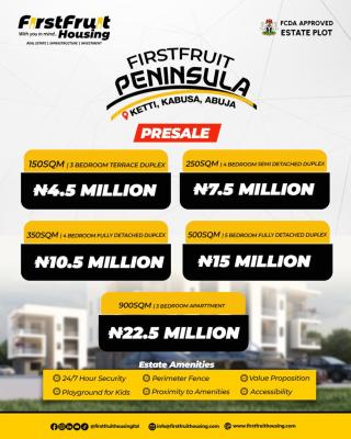 250sqm Land Ketti-kabusa Abuja, Firstfruit Peninsula, Kabusa, Abuja, Mixed-use Land for Sale
