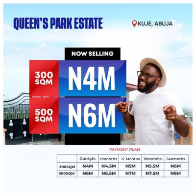 Luxury Plots of Land in a Modern, Gated Estate, Queens Park Estate, Kuje, Abuja, Residential Land for Sale