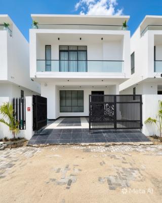 Stunning 5 Bedroom Detached Duplex with Swimming Pool and Bq, Chevron, Lekki, Lagos, Detached Duplex for Sale