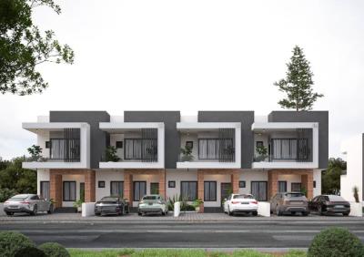 Carcass 4bedrooms Terrace Duplex, Happy Place Estate, Mbora (nbora), Abuja, Terraced Duplex for Sale