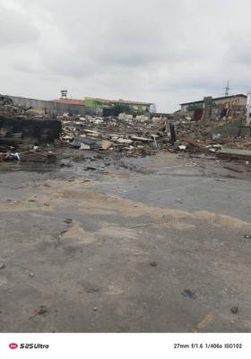 a Very Strategic Commercial Parcel of Land  Fenced Round with Gates, Along Ikorodu Road, By Krystal Laurel, Maryland, Ikeja, Lagos, Commercial Land for Sale