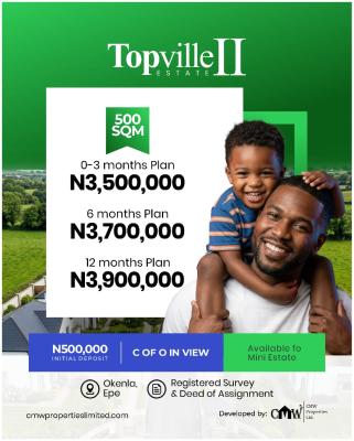 Affordable and Secured Estate Land with Registered Survey Title