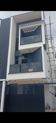 Nicely Built 4 Bedroom Semi Detached Duplex with Bq, Johnson Cresent, Adeniyi Jones, Ikeja, Lagos, Semi-detached Duplex for Sale
