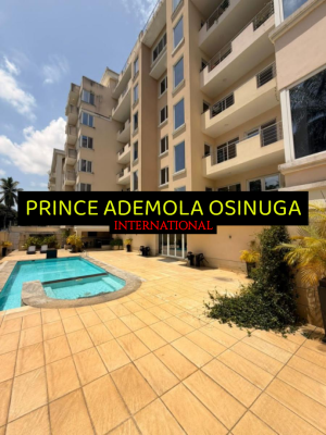 Luxury 3 Bedroom Apartment with Furniture+bq+pool+gym, Off Awolowo Road Ikoyi, Falomo, Ikoyi, Lagos, Flat / Apartment for Rent