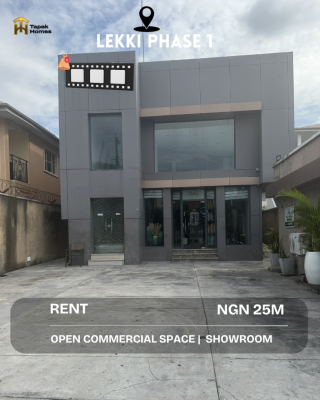 Open Office Space, Lekki Phase 1, Lekki, Lagos, Commercial Property for Rent