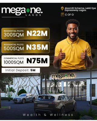at Megaone Peace of Mind Ans Profit Are 100% Guaranteed, Ibeju Lekki, Lagos, Mixed-use Land for Rent