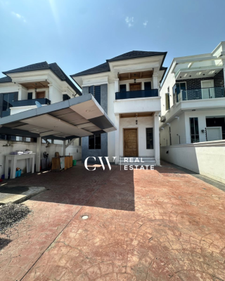 5 Bedroom Detached Home, Osapa, Lekki, Lagos, Detached Duplex for Rent