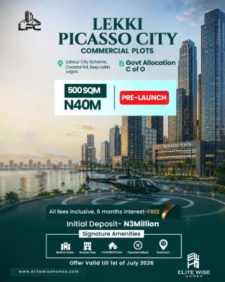 Lekki Picasso  Commercial City, Coastal Road Axies, Ibeju Lekki, Lagos, Commercial Land for Sale