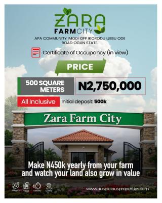 Zara Farms, Imodi Off Lkorodu -ljebu Ode Road, Ikorodu, Lagos, Commercial Land for Sale