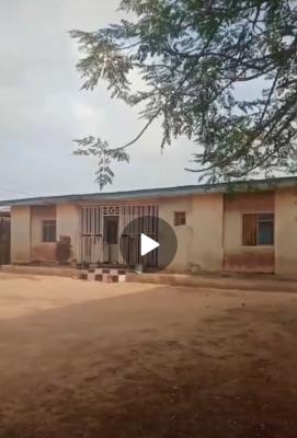 a Four 4-bedrooms Bungalow and Uncompleted Three 3-bedrooms Bungalow, Pipeline Area Ajuwon, Ogun State, Ajuwon, Ifo, Ogun, Detached Bungalow for Sale