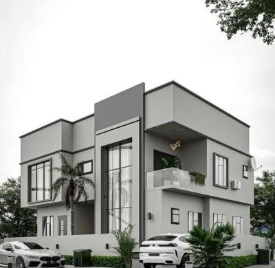 5 Bedrooms Fully Detached Duplex with Bq on 500sqm, Panorama Hills Estate, Guzape District, Abuja, Mixed-use Land for Sale