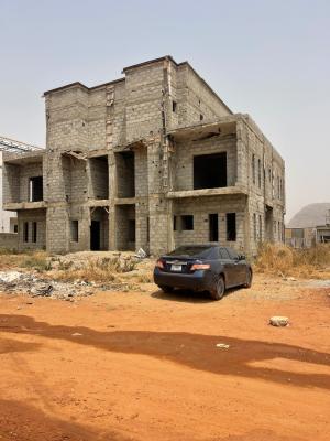 Distress, 4 Bedrooms Semi Detached Duplex with Bq, Carcass Level, Ochacho Site 2, Life Camp, Abuja, Semi-detached Duplex for Sale