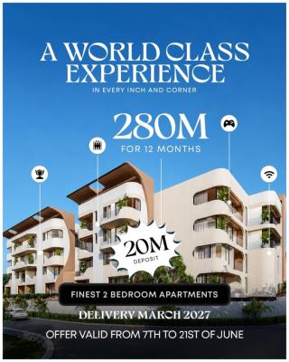 with 20m Down Payment Get 2 Bed Apartment, Lekki Phase1, Lekki, Lagos, Flat / Apartment for Sale