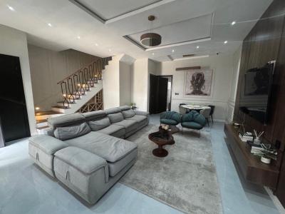 Good, Fully Furnished, Serviced 4 Bedrooms Terrace Duplex with Pool, Gym, Orchid Road, Before Roundabout, Lekki, Lagos, Terraced Duplex for Sale