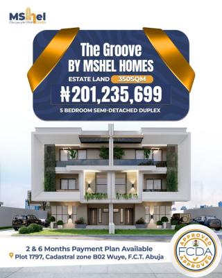 350sqm Residential Plot in  The Groove By Mshel Homes, Wuye, Abuja, Residential Land for Sale