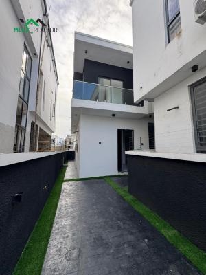 Brand New 4 Bedroom Semi-detached Duplex with Bq, Chevron, Lekki, Lagos, Semi-detached Duplex for Rent